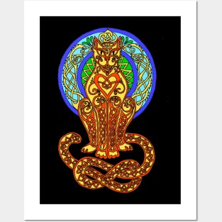 Celtic Cat #58 Posters and Art